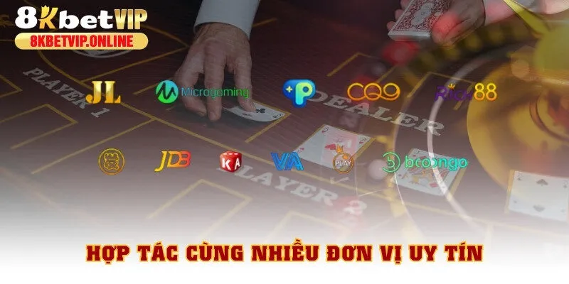 Hợp tác nhiều đơn vị cung cấp game có tiếng trên thị trường thế giới